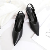 New Pebble Heel Fashion Women Shoes Elegant Pointed Toe Women Summer Shoes Egg Heel Ladies Sandals Brand Footwear Woman