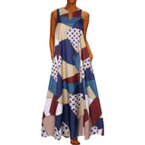 Floral Print Boho Casual Long Dress Summer Clothes For Women V-neck Sexy Off Shoulder Ladies Dresses Plus Size Maxi Dress