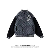 new bomber jacket female Korean version loose jacket street casual embroidery baseball uniform jacket oversized jacket