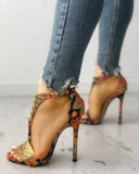 hulianfu New Woman High Heels Pumps Sandals New Shoes Woman Fashion Summer Sexy Ladies Increased Stiletto Super Peep Toe Shoes Pumps