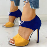 hulianfu New Summer High Heels Pumps Sandals Shoes Woman Fashion Sexy Ladies Increased Stiletto Super Peep Toe Shoes