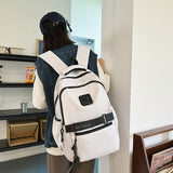 2025 Trend Student School Bag Male Large Capacity High School Student Leisure Backpack College Student Light Leisure Travel Backpack
