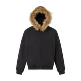 27281 n retro popular winter neutral solid color zipper high sense design men's mountain carving sweater jacket