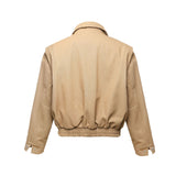 K43 n Vintage  Spring Neutral Street Python Metal Buckle Premium Men's Loose Jacket