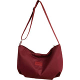 HULIANFU 2025 popular niche high-end pleated bag women's bag casual shoulder bag messenger bag fashionable street simple solid color bag
