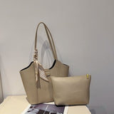 2025 Tote bag popular new high-end versatile underarm fashion bucket bag large capacity simple shoulder bag women's bag