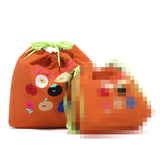 HULIANFU 2025 Spring New Picnic Friends Club Bucket Bag Women's Japanese Outdoor Leisure Embroidery Fruit Shoulder Crossbody Bag