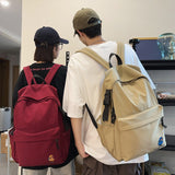 2025 New casual backpack couple simple backpack large capacity outdoor travel backpack lightweight college bag