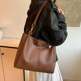 2025 Simple and fashionable large-capacity tote bag popular new splicing high-quality texture child and mother bag to work commuter bag women