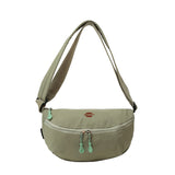 HULIANFU 2025 spring new nylon cloth casual messenger bag popular angora wine ruby red breast bag shoulder bag