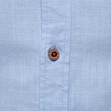HULIANFU 2025 Spring and summer new trendy business shirt men's cotton and linen casual Japanese fashion solid color long-sleeved shirt men's beauty size