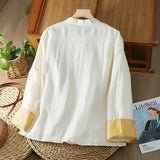 popular spring and summer new retro new Chinese style literary and artistic large size loose cotton and linen button cardigan jacket sunscreen clothing
