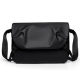 2025  men's messenger bag fashionable and versatile Japanese multi-compartment multi-functional anti-splashing casual shoulder messenger bag