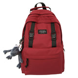 2025 Large capacity backpack couple schoolbag new junior high school high school college student schoolbag leisure travel bag lightweight backpack