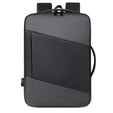 HULIANFU 2025 Simple backpack Multifunctional business computer bag Casual backpack College student schoolbag Travel bag