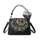 2025 Bag popular new national style embroidered handbag temperament versatile messenger bag high sense new Chinese shoulder bag women