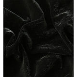 2025 High luxury mulberry silk velvet dress, silk little black dress  spring and summer new women's clothing, black skirt