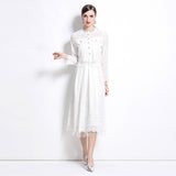 suit women's spring new age-reducing long-sleeved short top versatile umbrella skirt skirt fashionable two-piece set