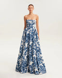 HULIANFU popular New new spring and summer off-the-shoulder 2025 women's clothing three-dimensional tailoring fairy long temperament evening dress dress