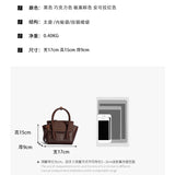 2025 popular new creative matte splicing handbag fashionable high-end texture messenger bag casual versatile bag women