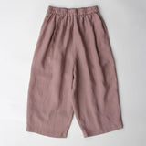 3572 cotton and linen summer women's high-waisted loose wide-leg pants straight-leg pants, thin and breathable nine-point casual pants