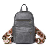 HULIANFU 2025 popular new women's backpack, 2025 retro fashion women's bag,  hot-selling commuter breast bag, backpack.