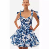 HULIANFU 2025 New new off-the-shoulder 2025 women's clothing fashion organza fairy gas short temperament evening dress dress