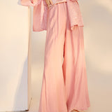 New Chinese style new national style ultra loose split design wide leg pants popular summer fashion trousers women M4120