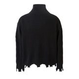 212 n retro popular autumn and winter men's sweater irregular hem design men's and women's high-end knitted jacket