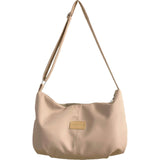 HULIANFU 2025 popular niche high-end pleated bag women's bag casual shoulder bag messenger bag fashionable street simple solid color bag