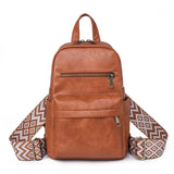 HULIANFU 2025 popular new women's backpack, 2025 retro fashion women's bag,  hot-selling commuter breast bag, backpack.