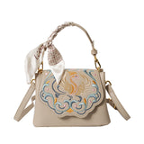 2025 Bag popular new national style embroidered handbag temperament versatile messenger bag high sense new Chinese shoulder bag women