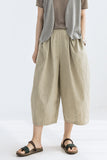 Casual suit, linen summer loose short-sleeved shirt 230102 summer light Yamamoto pants pants 230125