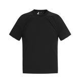 0237 n street splicing niche deconstruction cool neutral high sense design men's fit version short sleeve T-shirt