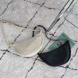 HULIANFU 2025 new dumpling bag spring and summer new casual simple messenger bag fashionable versatile light underarm bag women