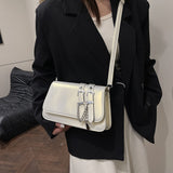 HULIANFU 2025 Bag Women's Autumn and Winter Premium Sense Niche Shoulder Small Square Bag popular New Premium Texture Shoulder Crossbody Bag