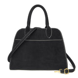 2025 Tote bag popular new matte retro handbag simple versatile messenger bag large capacity portable shoulder bag