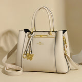 2025 popular autumn new light luxury handbag design sense large capacity messenger bag fashionable versatile multi compartment mother bag
