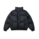CT270 n retro popular autumn and winter trend PU leather bread clothes embroidered thickened warm men's and women's cotton clothes jacket