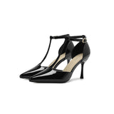 2025 811-8 One-word with hollow bag head high heels women's summer 2025 new sexy pointed thin heel high heel sandals