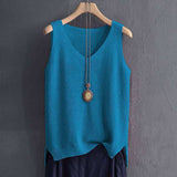 80-100 kg, fat mm loose belly cover large size ice silk suspender vest women's knitted bottoming shirt sleeveless top women's