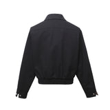 K45 n Vintage  Spring Neutral Street Deconstruction Metal Buckle Premium Men's Loose Jacket