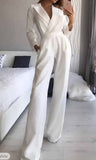 HULIANFU 2025 New Popular trade spring and summer Chinese long skirt new Chinese jumpsuit diagonal mid-waist temperament commuter jumpsuit