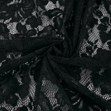 2025 Black Sexy Brocade Lace Hollow Perspective Split Dress popular  Autumn Fashion New Women's Long Dress