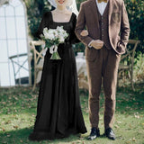 2025 Light wedding dress Mori super fairy travel photography  new bride thin welcome trailing outdoor lawn exterior going out yarn