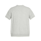 MFY220 n street niche deconstruction neutral high-end knitted sweater design men's micro-loose short-sleeved T-shirt