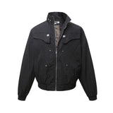 K42 n Vintage  Spring Neutral Street Python Metal Buckle Premium Men's Loose Jacket