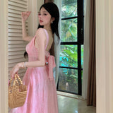 2025 Thai dopamine vitality sweet girl wears summer island beach skirt sweet and spicy style suit Sanya seaside vacation skirt