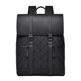 2025 Fashion Flip Rhombus Backpack  Large Capacity Backpack Backpack Men's Casual Travel Bag Commuter Backpack