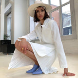 2025 fashion sexy babes navel-showing small suit  summer new versatile solid color strap cardigan fake two pieces